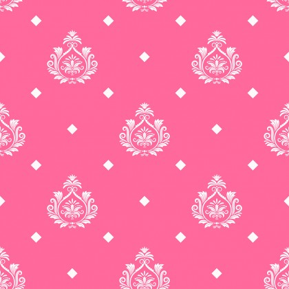 Pembe Beyaz Retro Temalı