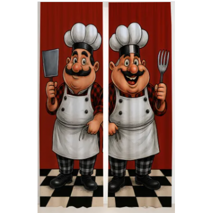 2 li Mutfak Fon Perde