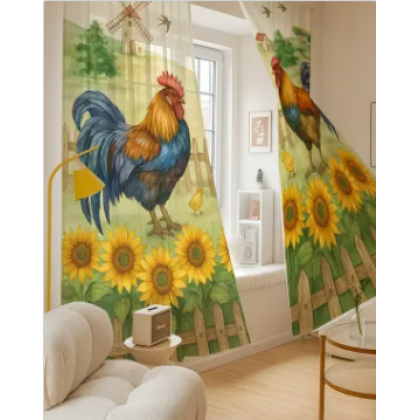 2 li Mutfak Tül Perde