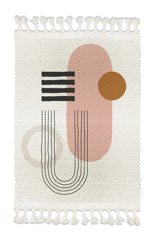 Else Desenli Yıkanabilir Modern Tekli Banyo Paspası Halı Vintage Dokuma Kilim 50x80cm BYNS-13 Else Desenli Yıkanabilir Modern Tekli Banyo Paspası Halı Vintage Dokuma Kilim 50x80cm BYNS-13