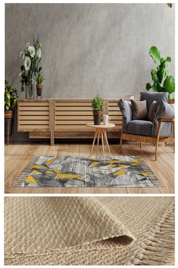Else Casablanca Jüt Hasır Desenli Vintage Yıkanabilir Çift Taraflı Kara Tezgah Dokuma Kilim CSS36 Else Casablanca Jüt Hasır Desenli Vintage Yıkanabilir Çift Taraflı Kara Tezgah Dokuma Kilim CSS36