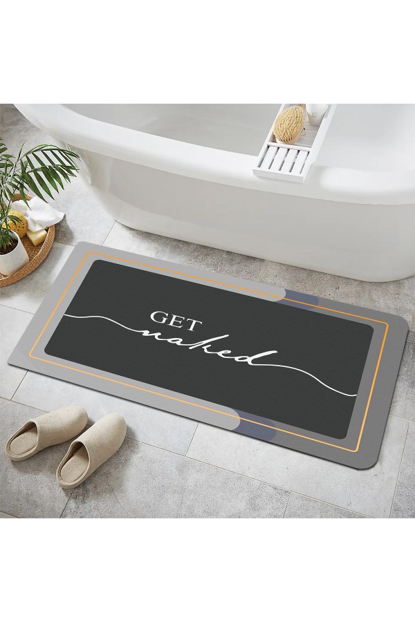 Else Get Naked Desenli Duş Önü Yolluk Banyo Halısı Paspas Tek Parça 40x100cm Else Get Naked Desenli Duş Önü Yolluk Banyo Halısı Paspas Tek Parça 40x100cm