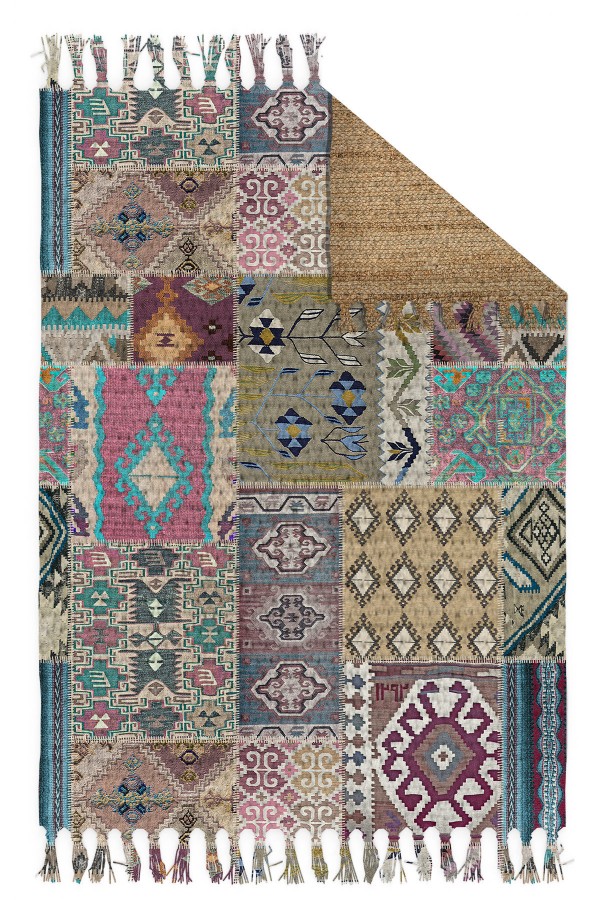 Else Casablanca Jüt Hasır Desenli Vintage Yıkanabilir Çift Taraflı Kara Tezgah Dokuma Kilim CSS26 Else Casablanca Jüt Hasır Desenli Vintage Yıkanabilir Çift Taraflı Kara Tezgah Dokuma Kilim CSS26