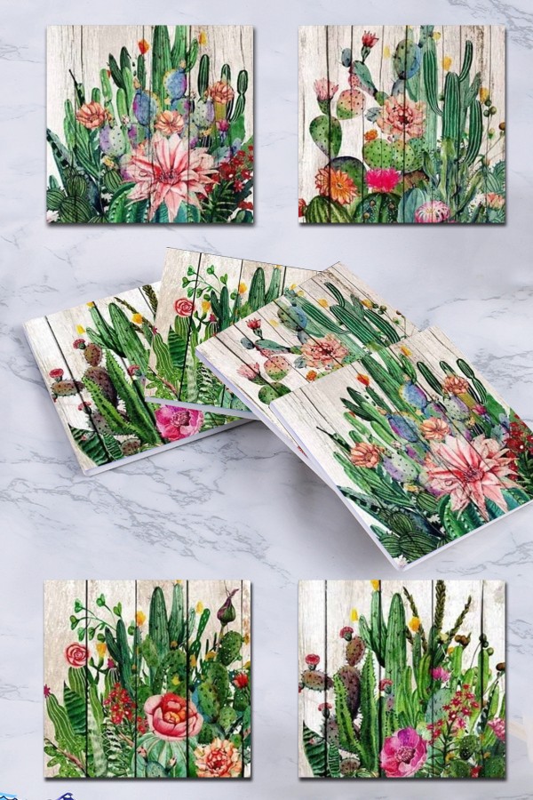 Else Kaktüs Çiçekli Desenli Dekoratif 4 lü Wc Banyo Gider Kapağı Yıkanabilir Kaymaz Else Kaktüs Çiçekli Desenli Dekoratif 4 lü Wc Banyo Gider Kapağı Yıkanabilir Kaymaz