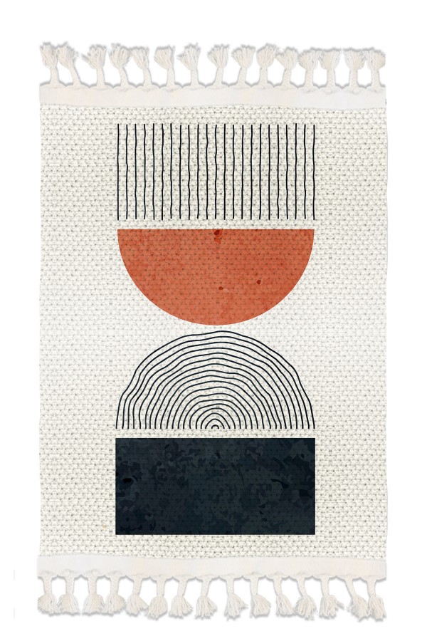 Else Desenli Yıkanabilir Modern Tekli Banyo Paspası Halı Vintage Dokuma Kilim 50x80cm BYNS-15 Else Desenli Yıkanabilir Modern Tekli Banyo Paspası Halı Vintage Dokuma Kilim 50x80cm BYNS-15