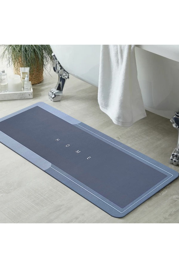 Else Mavi Desenli Duş Önü Yolluk Banyo Halısı Paspas Tek Parça 40x100cm Else Mavi Desenli Duş Önü Yolluk Banyo Halısı Paspas Tek Parça 40x100cm