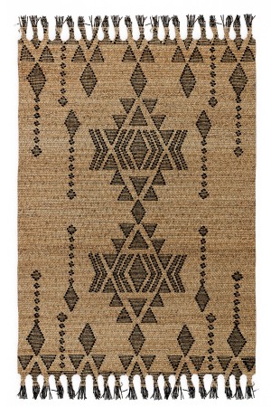 Else Casablanca Jüt Hasır Desenli Vintage Yıkanabilir Çift Taraflı Kara Tezgah Dokuma Kilim CSS09 Else Casablanca Jüt Hasır Desenli Vintage Yıkanabilir Çift Taraflı Kara Tezgah Dokuma Kilim CSS09