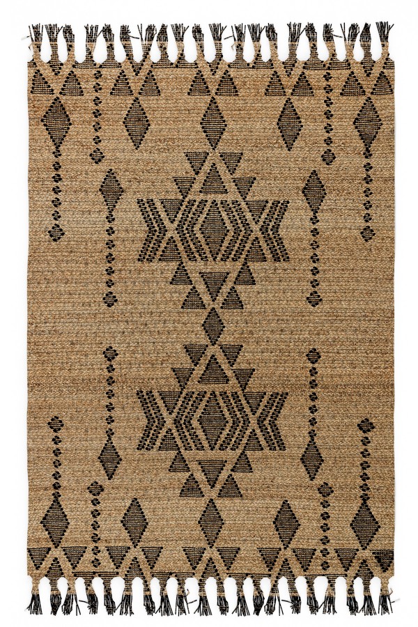 Else Casablanca Jüt Hasır Desenli Vintage Yıkanabilir Çift Taraflı Kara Tezgah Dokuma Kilim CSS09 Else Casablanca Jüt Hasır Desenli Vintage Yıkanabilir Çift Taraflı Kara Tezgah Dokuma Kilim CSS09