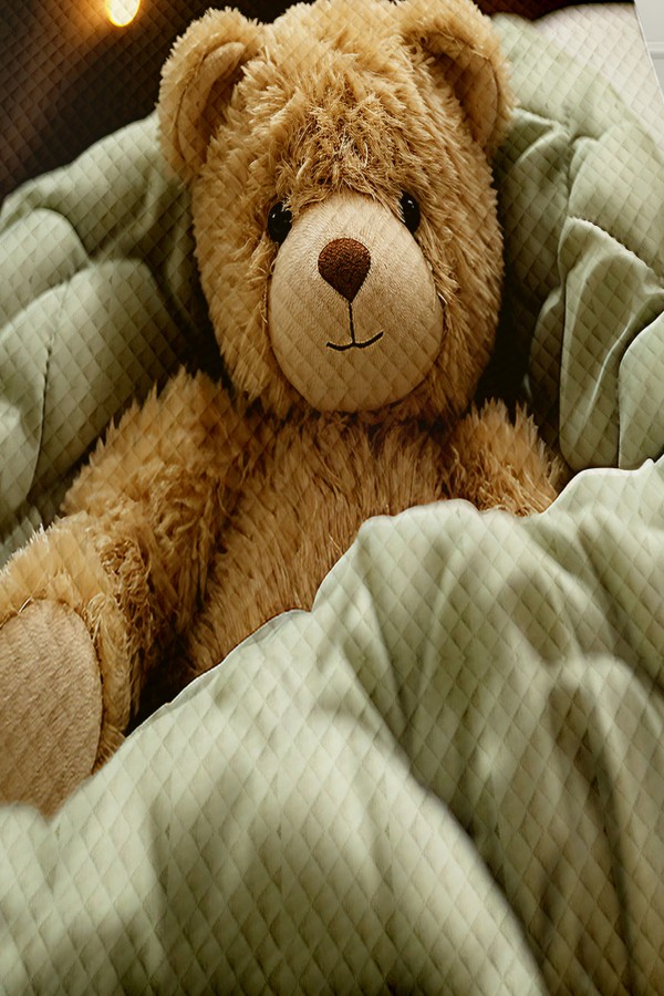 Oyuncak Ayı Teddy Desenli Kız Çocuk Tek Kişilik Kapitoneli Pike Takımı Yatak Örtüsü Oyuncak Ayı Teddy Desenli Kız Çocuk Tek Kişilik Kapitoneli Pike Takımı Yatak Örtüsü