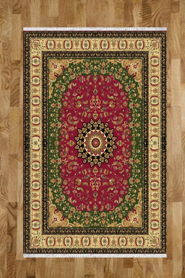 Else Osmanlı Desenli Saçaklı Hediyelik Bohçalık Çeyizlik Dua Namaz Seccadesi Kilim ELSC-06