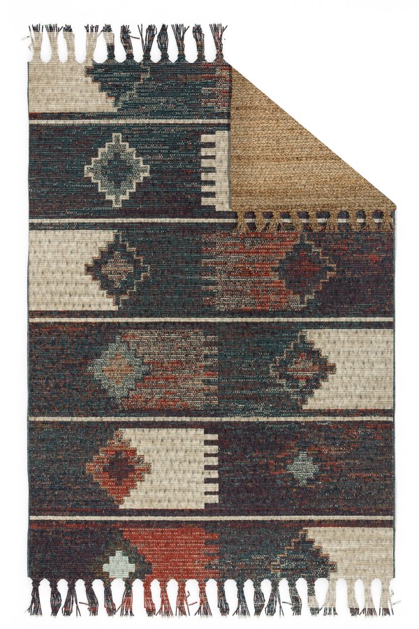 Else Casablanca Jüt Hasır Desenli Vintage Yıkanabilir Çift Taraflı Kara Tezgah Dokuma Kilim CSS34 Else Casablanca Jüt Hasır Desenli Vintage Yıkanabilir Çift Taraflı Kara Tezgah Dokuma Kilim CSS34