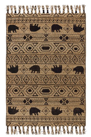 Else Casablanca Jüt Hasır Desenli Vintage Yıkanabilir Çift Taraflı Kara Tezgah Dokuma Kilim CSS08 Else Casablanca Jüt Hasır Desenli Vintage Yıkanabilir Çift Taraflı Kara Tezgah Dokuma Kilim CSS08