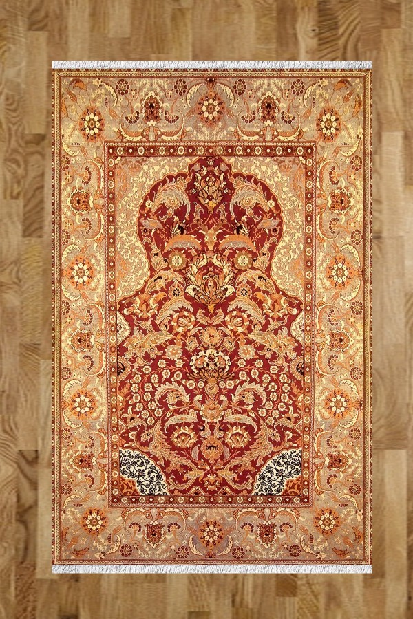 Else Osmanlı Desenli Saçaklı Hediyelik Bohçalık Çeyizlik Dua Namaz Seccadesi Kilim ELSC-02 Else Osmanlı Desenli Saçaklı Hediyelik Bohçalık Çeyizlik Dua Namaz Seccadesi Kilim ELSC-02