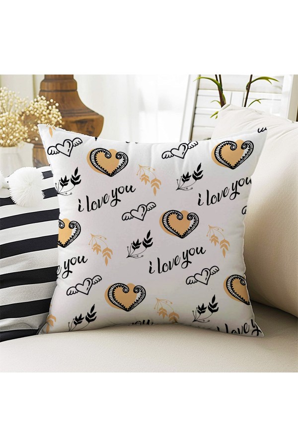Kalpli Seni Seviyorum Desenli Kız Çocuk Dekoratif Çift Taraflı Kırlent Kılıfı 43x43cm Kalpli Seni Seviyorum Desenli Kız Çocuk Dekoratif Çift Taraflı Kırlent Kılıfı 43x43cm