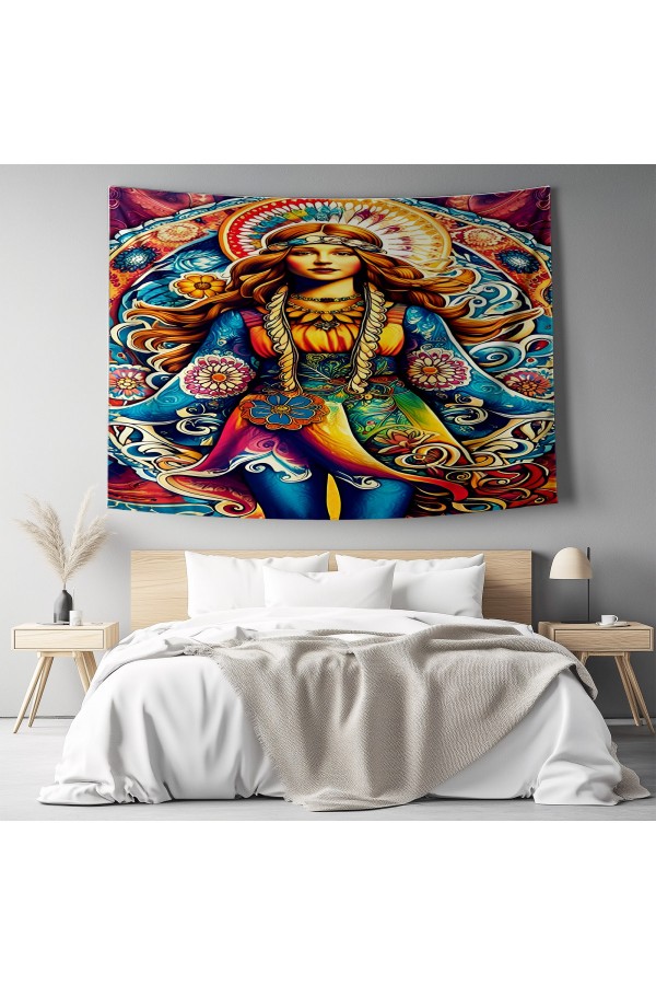 Vintage Japon Göl Manzara Desenli Duvar Örtüsü Duvar Halısı Tapestry Vintage Japon Göl Manzara Desenli Duvar Örtüsü Duvar Halısı Tapestry