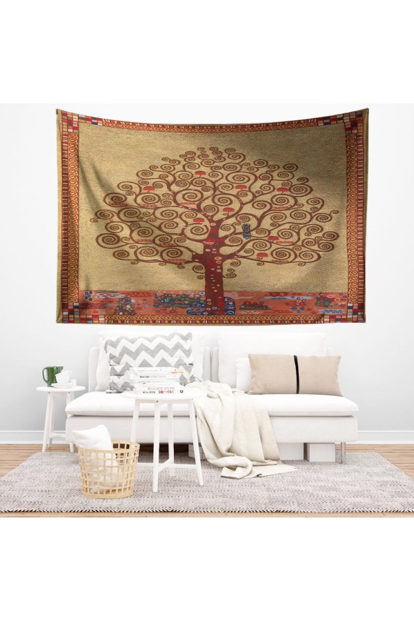 Suluboya Orman Ağaç Desenli Duvar Örtüsü Duvar Halısı Tapestry Suluboya Orman Ağaç Desenli Duvar Örtüsü Duvar Halısı Tapestry