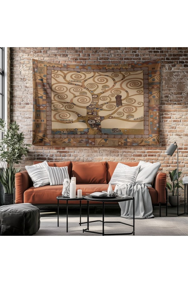 Yeşil Botanik Orman Desenli Duvar Örtüsü Duvar Halısı Tapestry Yeşil Botanik Orman Desenli Duvar Örtüsü Duvar Halısı Tapestry