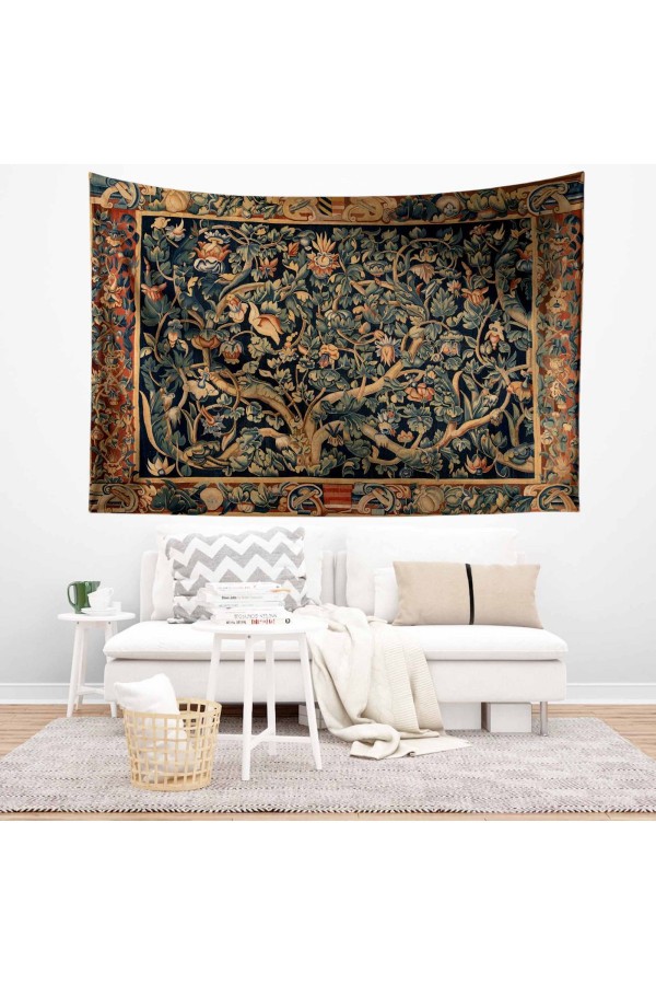 Astroloji Geyik Hayvan Desenli Duvar Örtüsü Duvar Halısı Tapestry Astroloji Geyik Hayvan Desenli Duvar Örtüsü Duvar Halısı Tapestry