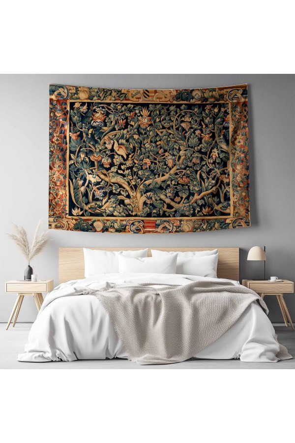 Astroloji Geyik Hayvan Desenli Duvar Örtüsü Duvar Halısı Tapestry Astroloji Geyik Hayvan Desenli Duvar Örtüsü Duvar Halısı Tapestry