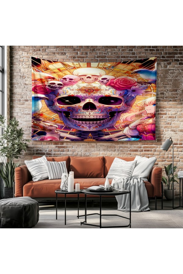 Ortaçağ Rönesans Fransız Desenli Duvar Örtüsü Duvar Halısı Tapestry Ortaçağ Rönesans Fransız Desenli Duvar Örtüsü Duvar Halısı Tapestry