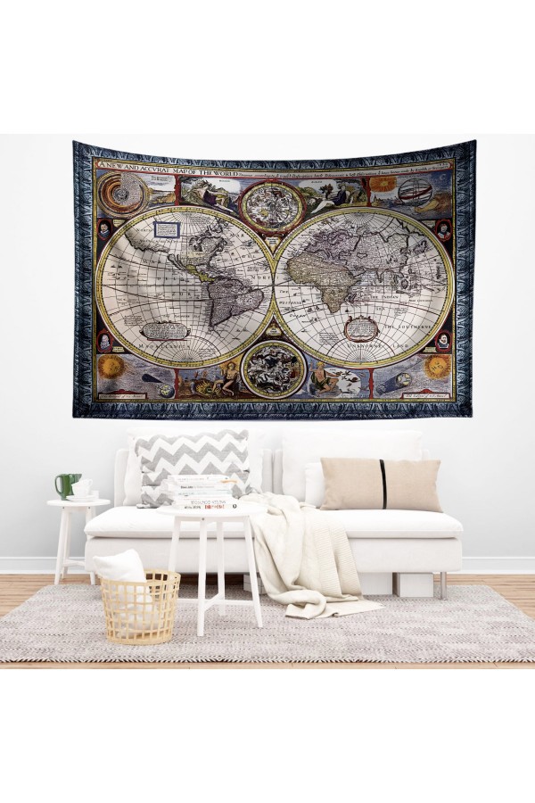 Retro Vazoda Kırmızı Çiçekler Desenli Duvar Örtüsü Duvar Halısı Tapestry Retro Vazoda Kırmızı Çiçekler Desenli Duvar Örtüsü Duvar Halısı Tapestry