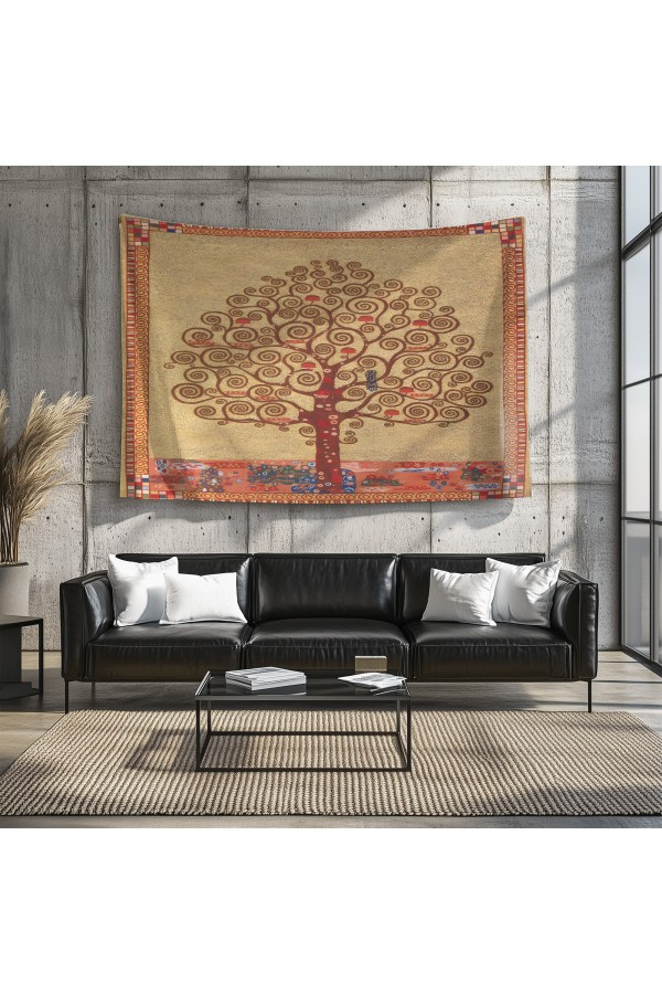 Suluboya Orman Ağaç Desenli Duvar Örtüsü Duvar Halısı Tapestry Suluboya Orman Ağaç Desenli Duvar Örtüsü Duvar Halısı Tapestry