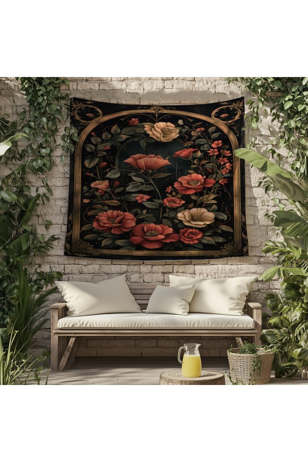 Japon Dağ Manzara Desenli Duvar Örtüsü Duvar Halısı Tapestry Japon Dağ Manzara Desenli Duvar Örtüsü Duvar Halısı Tapestry