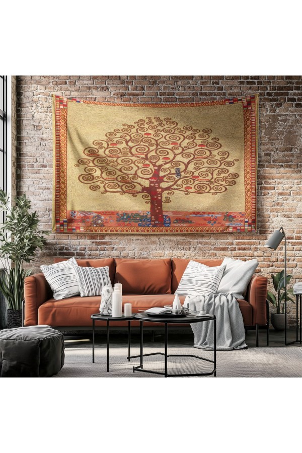 Suluboya Orman Ağaç Desenli Duvar Örtüsü Duvar Halısı Tapestry Suluboya Orman Ağaç Desenli Duvar Örtüsü Duvar Halısı Tapestry