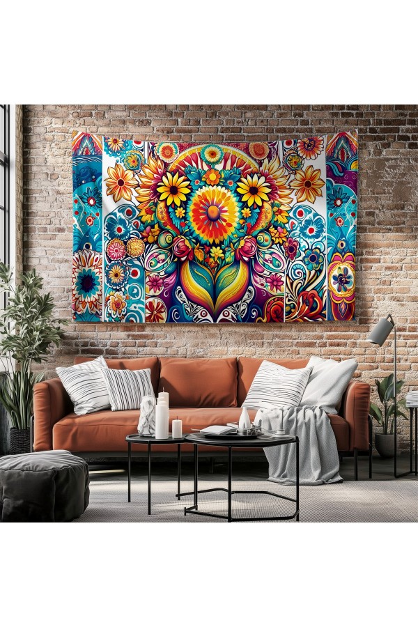 Sakura Ağaçları Ay Manzara Japon Desenli Duvar Örtüsü Duvar Halısı Tapestry Sakura Ağaçları Ay Manzara Japon Desenli Duvar Örtüsü Duvar Halısı Tapestry