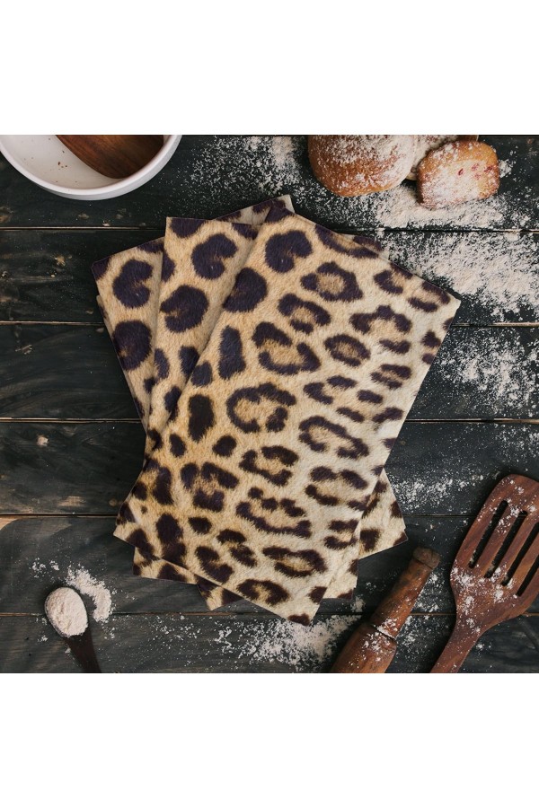 Else Dekor Leopar Desenli Mikrofiber Mutfak Havlusu Kurulama Bezi Su Emici El Yüz Havlusu Else Dekor Leopar Desenli Mikrofiber Mutfak Havlusu Kurulama Bezi Su Emici El Yüz Havlusu