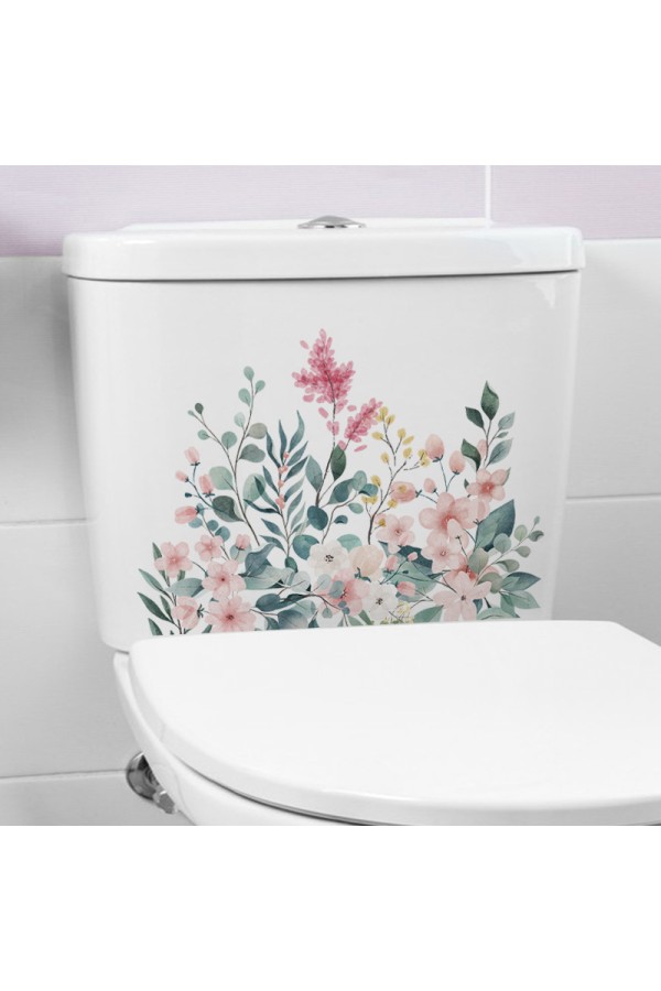 Else Şeffaf Pvc Banyo Tuvalet Klozet Wc Kendinden Yapışkanlı Etiket Sticker Banyo Düzenleyici ds04