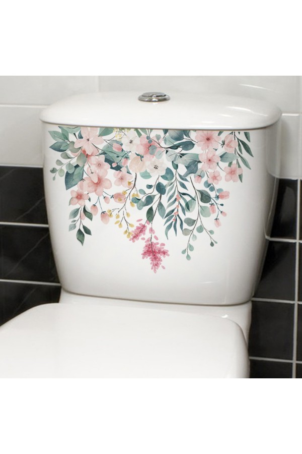 Else Şeffaf Pvc Banyo Tuvalet Klozet Wc Kendinden Yapışkanlı Etiket Sticker Banyo Düzenleyici ds04