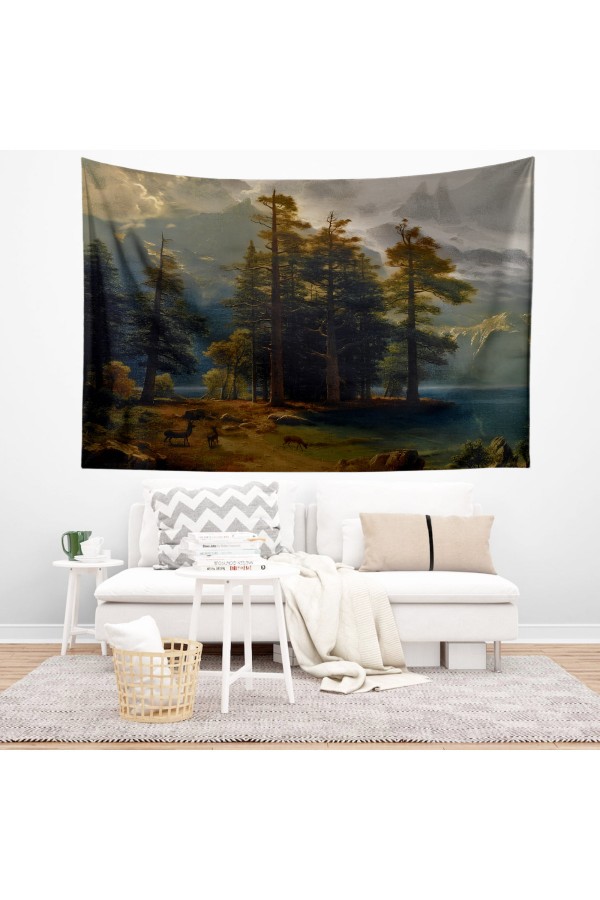 Hippi Erkek Desenli Duvar Örtüsü Duvar Halısı Tapestry