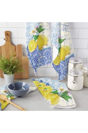 Else Dekor Mavi Sarı Limon Desenli Mikrofiber Mutfak Havlusu Kurulama Bezi Su Emici El Yüz Havlusu Else Dekor Mavi Sarı Limon Desenli Mikrofiber Mutfak Havlusu Kurulama Bezi Su Emici El Yüz Havlusu