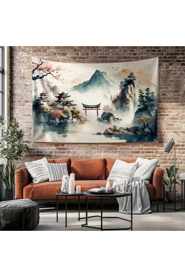 Renkli Kuru Kafa İskelet Çiçek Desenli Duvar Örtüsü Duvar Halısı Tapestry Renkli Kuru Kafa İskelet Çiçek Desenli Duvar Örtüsü Duvar Halısı Tapestry