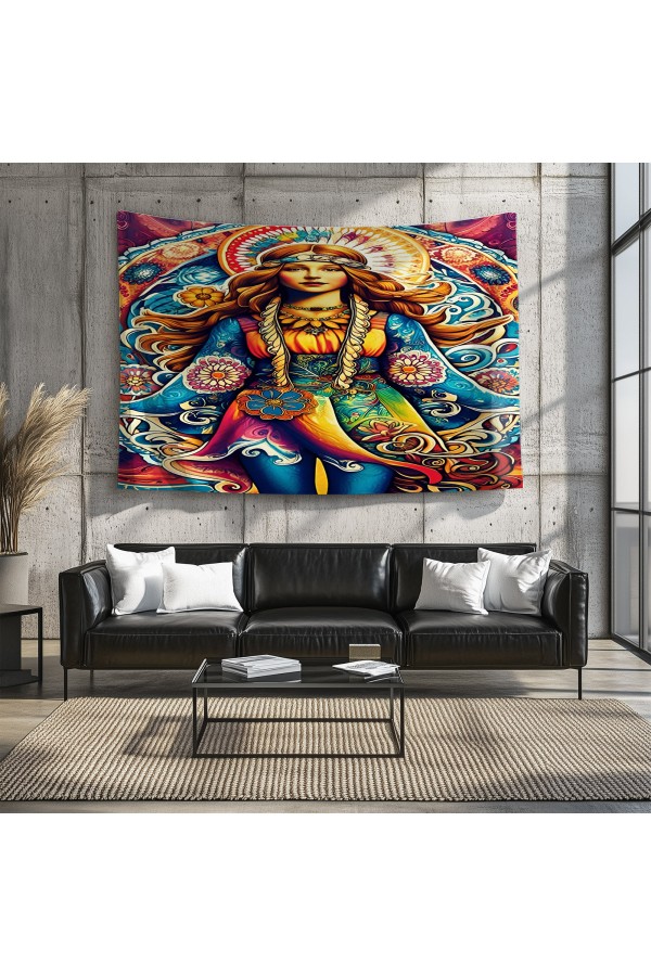 Vintage Japon Göl Manzara Desenli Duvar Örtüsü Duvar Halısı Tapestry Vintage Japon Göl Manzara Desenli Duvar Örtüsü Duvar Halısı Tapestry