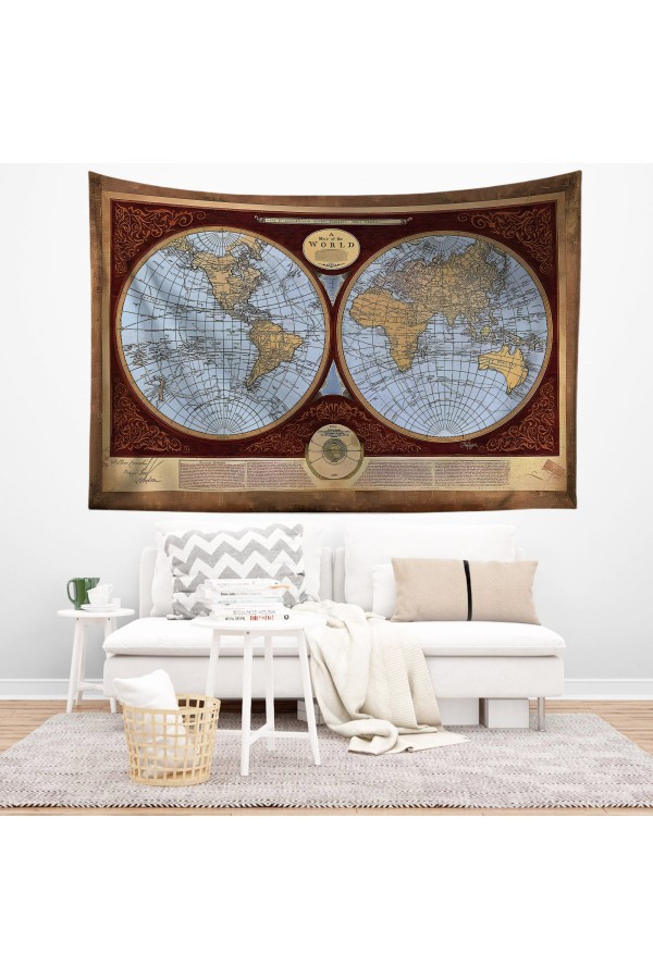 Gustav Klimt Kiss Öpücük Desenli Duvar Örtüsü Duvar Halısı Tapestry