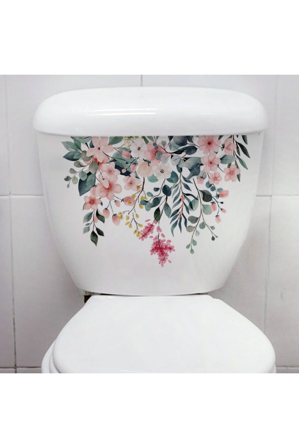 Else Şeffaf Pvc Banyo Tuvalet Klozet Wc Kendinden Yapışkanlı Etiket Sticker Banyo Düzenleyici ds04