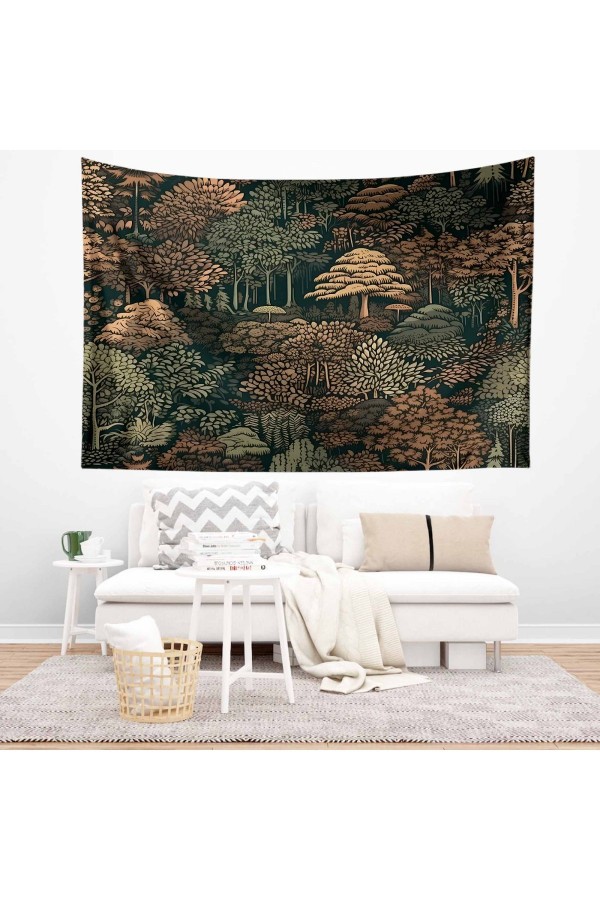 Astroloji Ejderha Desenli Duvar Örtüsü Duvar Halısı Tapestry