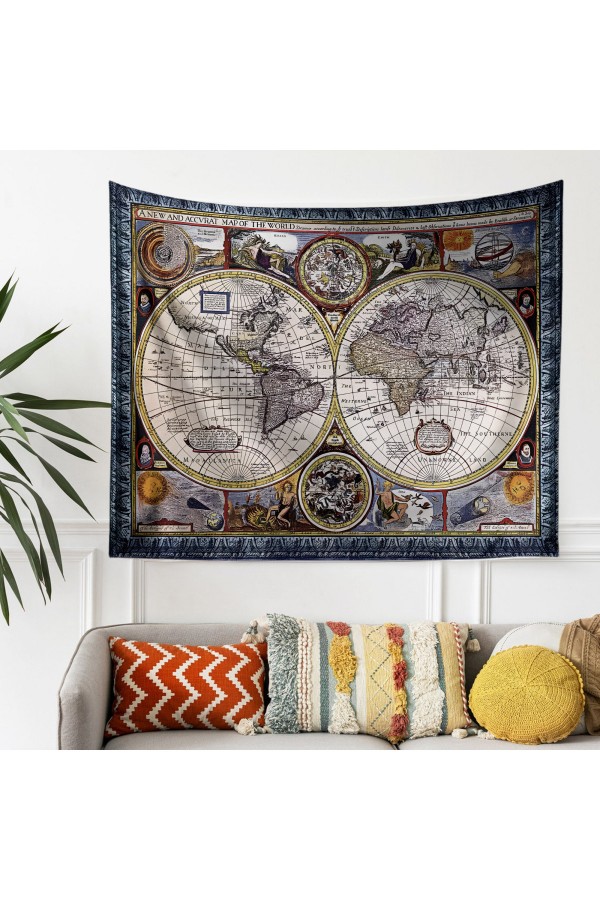 Retro Vazoda Kırmızı Çiçekler Desenli Duvar Örtüsü Duvar Halısı Tapestry Retro Vazoda Kırmızı Çiçekler Desenli Duvar Örtüsü Duvar Halısı Tapestry