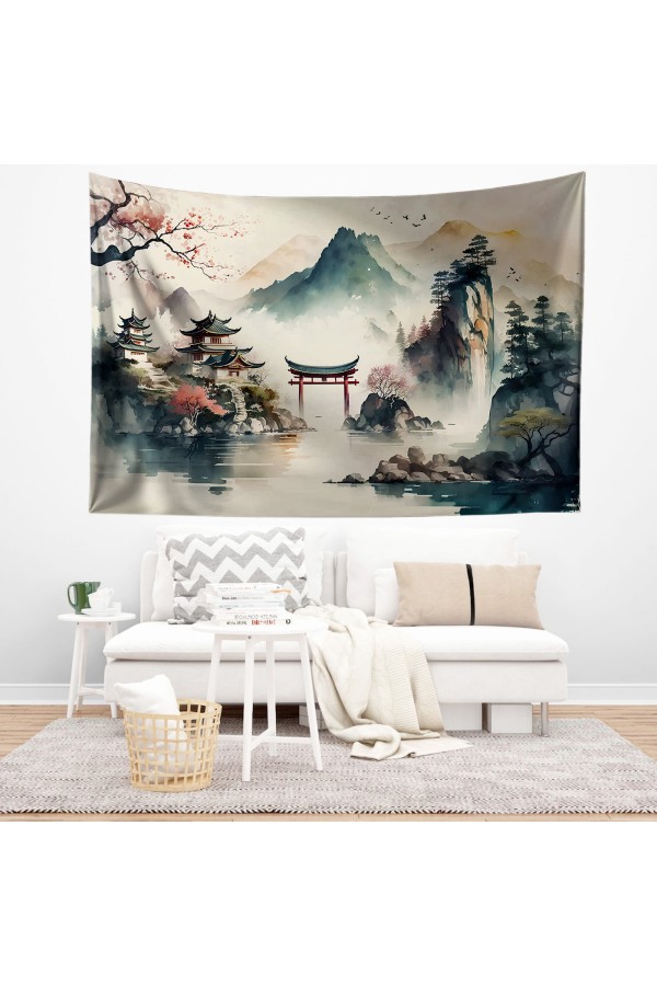 Renkli Kuru Kafa İskelet Çiçek Desenli Duvar Örtüsü Duvar Halısı Tapestry Renkli Kuru Kafa İskelet Çiçek Desenli Duvar Örtüsü Duvar Halısı Tapestry