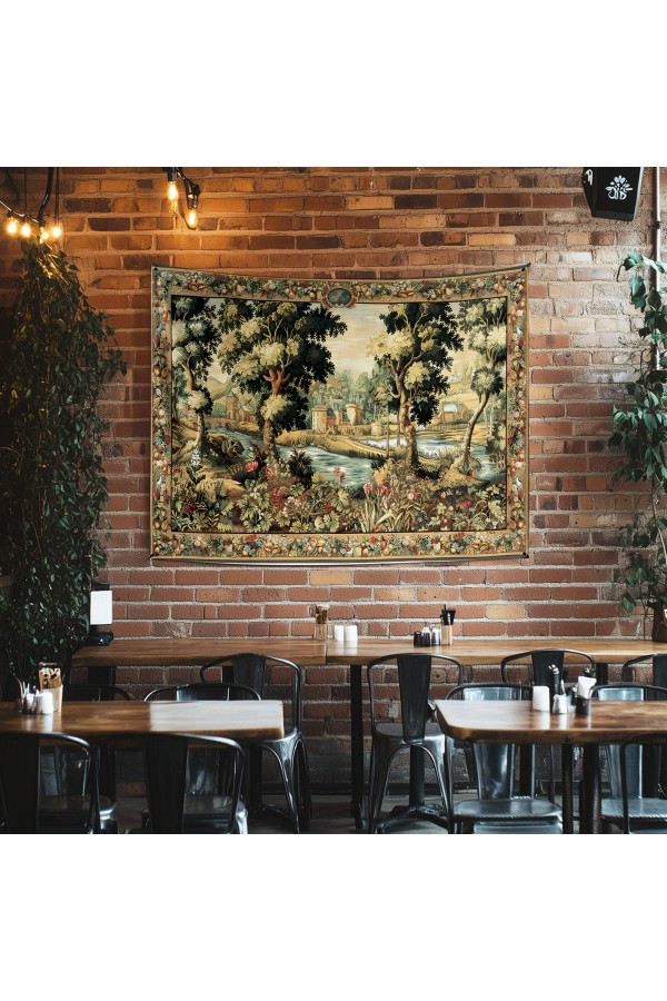 Hippi Kız Desenli Duvar Örtüsü Duvar Halısı Tapestry