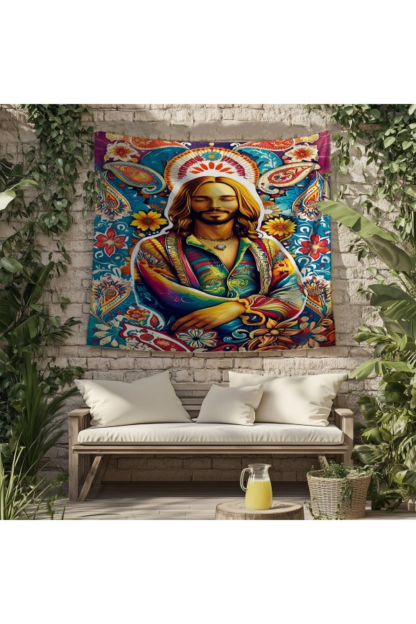 Göl Orman Manzara Desenli Duvar Örtüsü Duvar Halısı Tapestry Göl Orman Manzara Desenli Duvar Örtüsü Duvar Halısı Tapestry