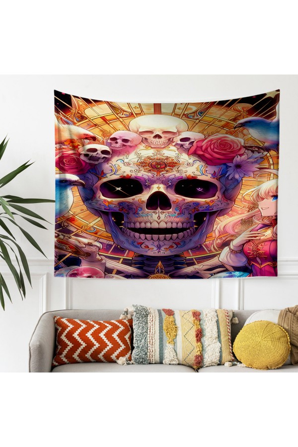 Ortaçağ Rönesans Fransız Desenli Duvar Örtüsü Duvar Halısı Tapestry Ortaçağ Rönesans Fransız Desenli Duvar Örtüsü Duvar Halısı Tapestry