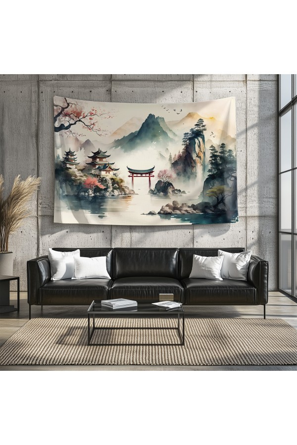 Renkli Kuru Kafa İskelet Çiçek Desenli Duvar Örtüsü Duvar Halısı Tapestry Renkli Kuru Kafa İskelet Çiçek Desenli Duvar Örtüsü Duvar Halısı Tapestry
