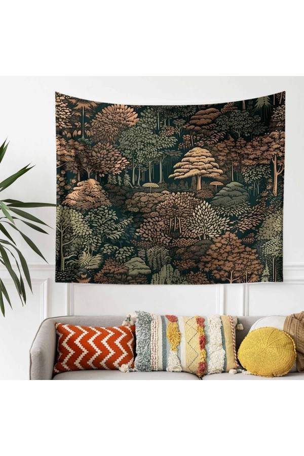 Astroloji Ejderha Desenli Duvar Örtüsü Duvar Halısı Tapestry