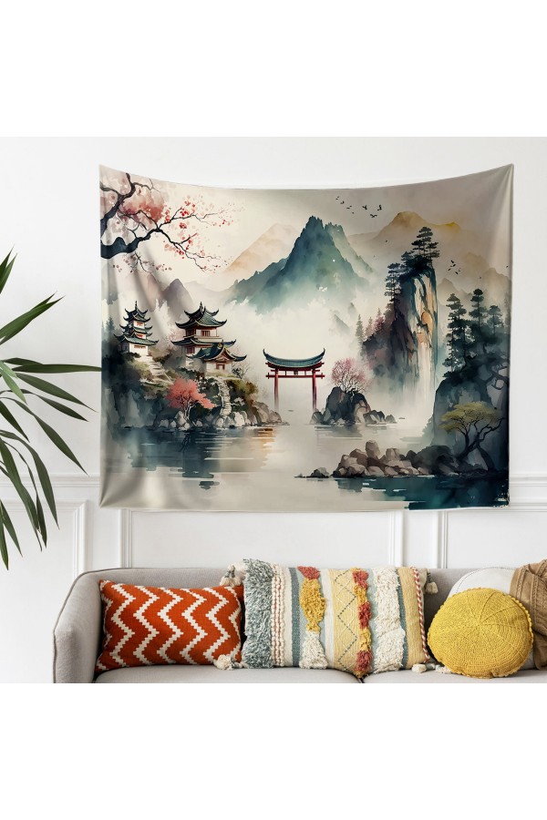 Renkli Kuru Kafa İskelet Çiçek Desenli Duvar Örtüsü Duvar Halısı Tapestry Renkli Kuru Kafa İskelet Çiçek Desenli Duvar Örtüsü Duvar Halısı Tapestry