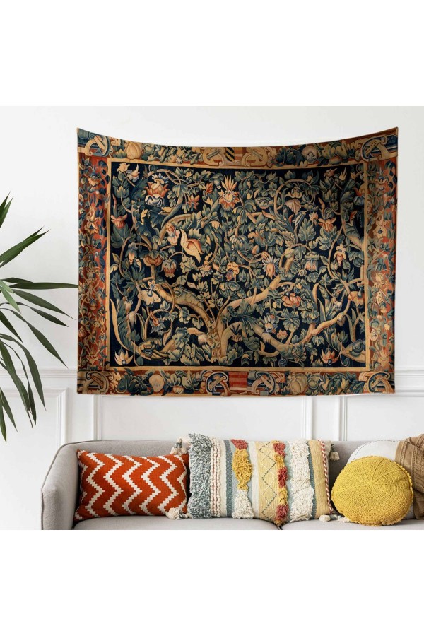 Astroloji Geyik Hayvan Desenli Duvar Örtüsü Duvar Halısı Tapestry Astroloji Geyik Hayvan Desenli Duvar Örtüsü Duvar Halısı Tapestry