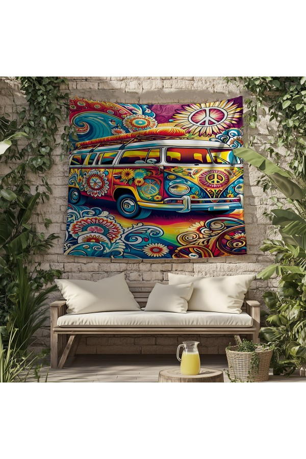 Japon Sakura Ağaçlı Kuş Manzara Desenli Duvar Örtüsü Duvar Halısı Tapestry Japon Sakura Ağaçlı Kuş Manzara Desenli Duvar Örtüsü Duvar Halısı Tapestry