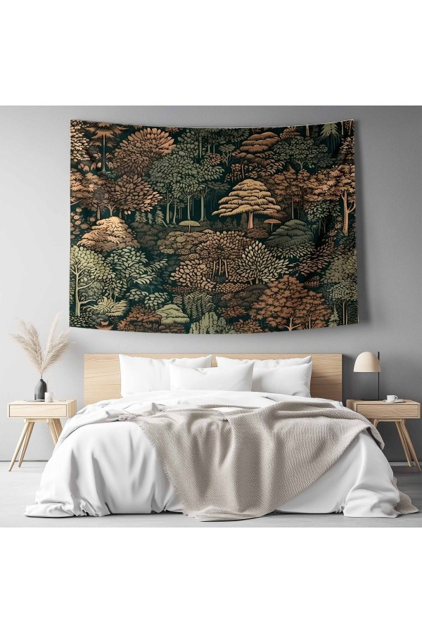 Astroloji Ejderha Desenli Duvar Örtüsü Duvar Halısı Tapestry